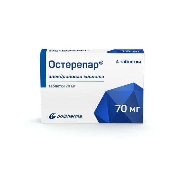 Остерепар 70 мг таблетки 4 шт