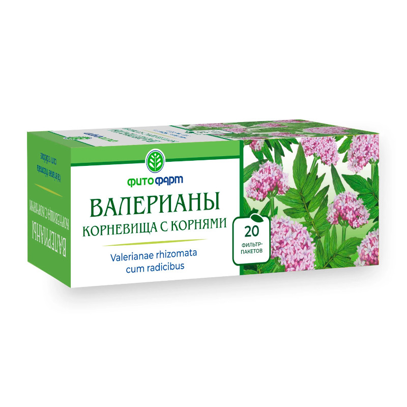 Валерианы корневища с корнями фильтр-пакеты 1,5 г 20 шт