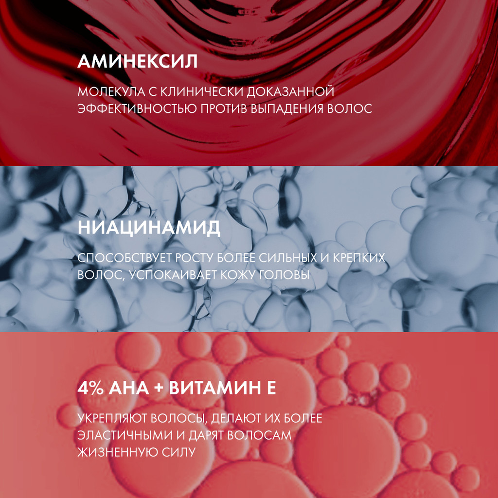 Vichy Dercos Energy+ Шампунь тонизирующий против выпадения и истончения волос 400 мл
