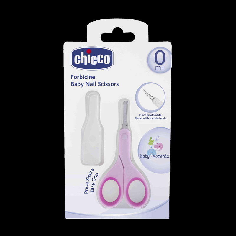 Chicco Ножницы детские с закругленными концами Розовый 0+