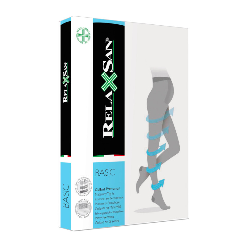 Relaxsan Maternity Колготки компрессионные для беременных 1 класс компрессии 140 den размер 2 Телесные