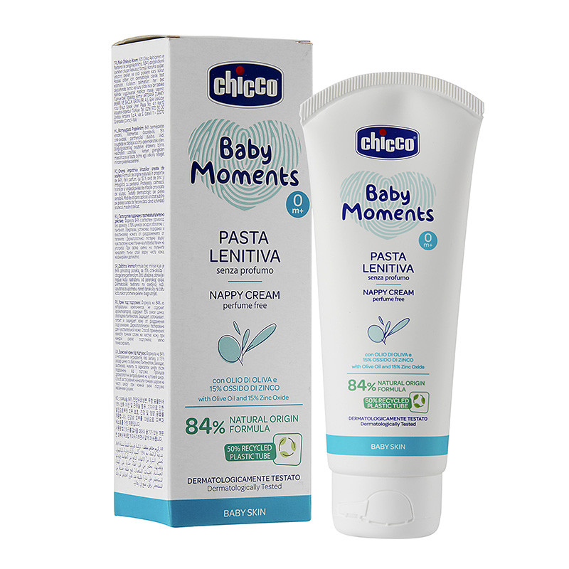Chicco Baby Moments Крем под подгузник без отдушек 0+ 100 мл