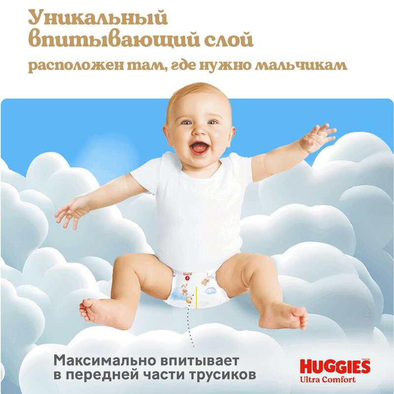 Huggies Pants 5 Подгузники-трусики для мальчиков 13-17 кг 15 шт