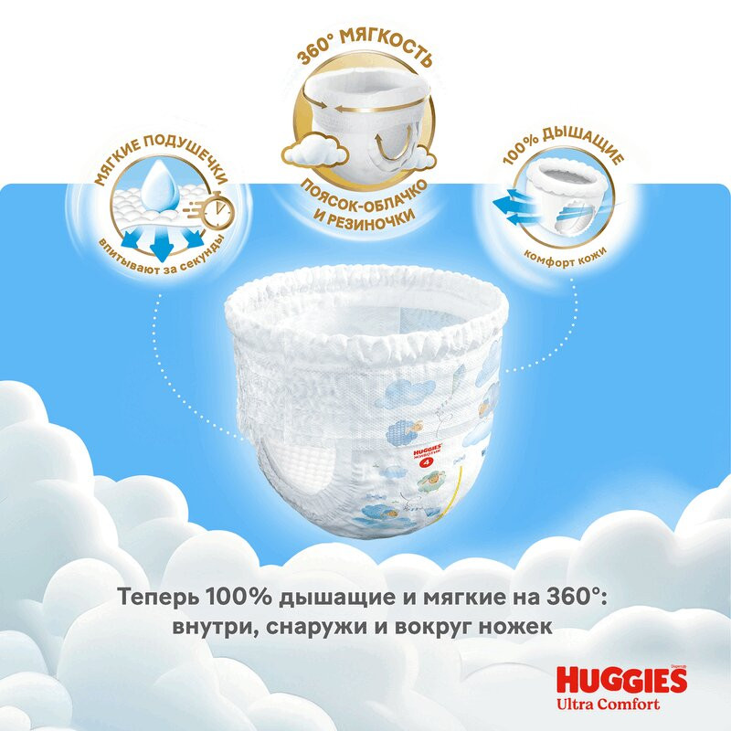 Huggies Pants 5 Подгузники-трусики для девочек 13-17 кг 15 шт