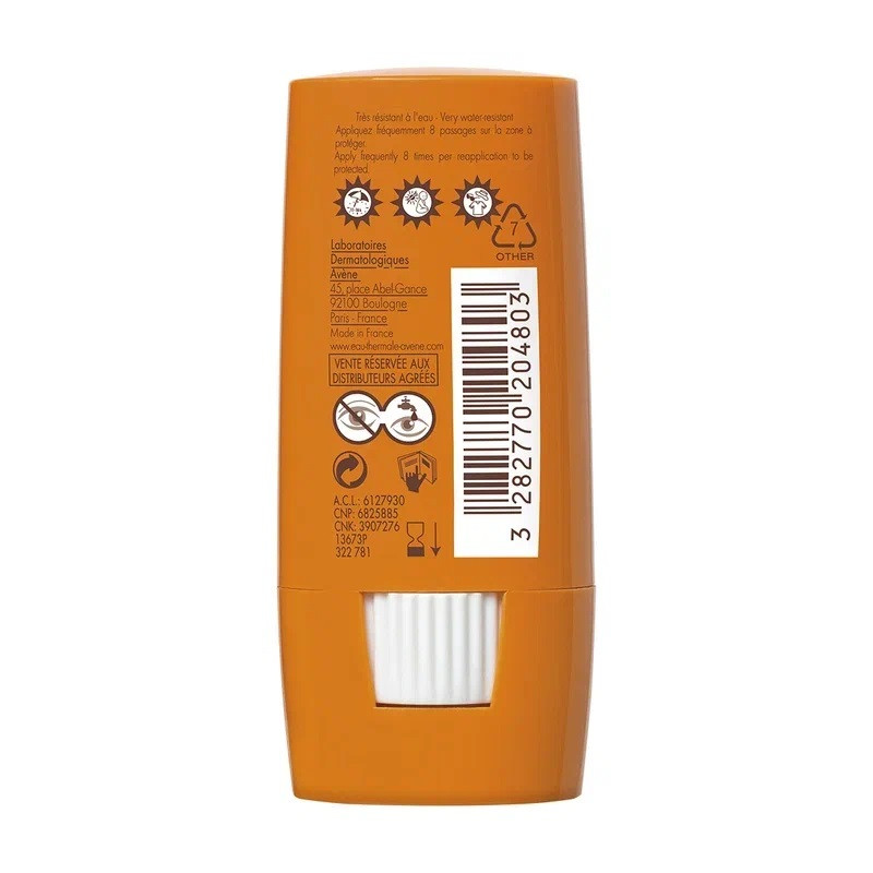 Avene Sun Стик солнцезащитный для чувствительных зон SPF 50+ 8 г