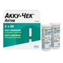 Акку-Чек Актив Тест-полоски для глюкометра 50 шт+50 шт