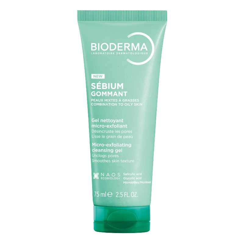 Bioderma Sebium Гель гуммирующий для жирной и проблемной кожи 100 мл