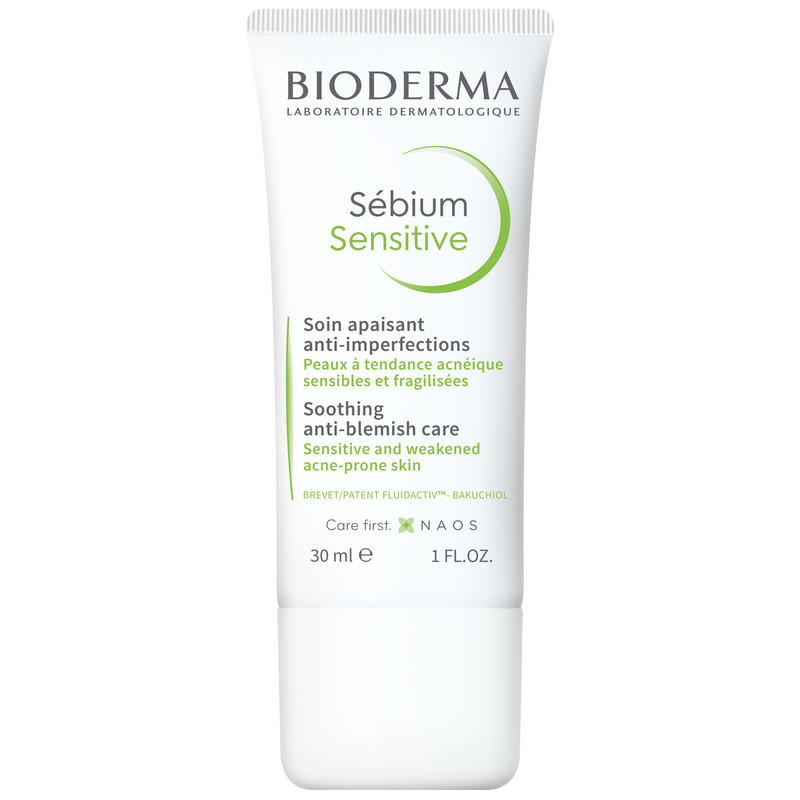 Bioderma Sebium Sensitive Крем увлажняющий успокаивающий для проблемной кожи 30 мл