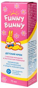Funny Bunny Крем детский с маслом миндаля и экстрактом ромашки 0+ 75 мл