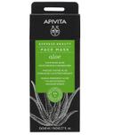 Apivita Express Beauty Маска для лица увлажняющая и освежающая Алое 8 мл 2 шт