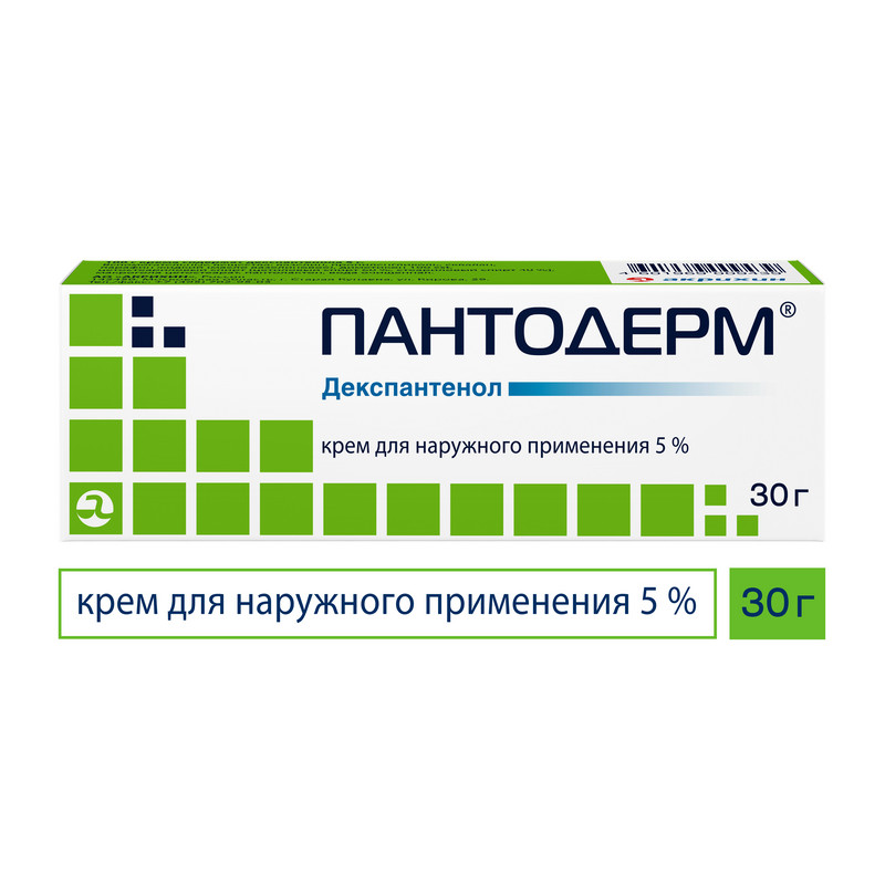 Пантодерм 5% крем для наружного применения 30 г