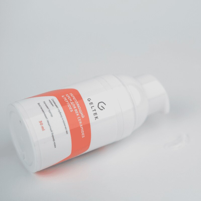 Geltek Ceramides&Peptides Крем для век укрепляющий 30 мл