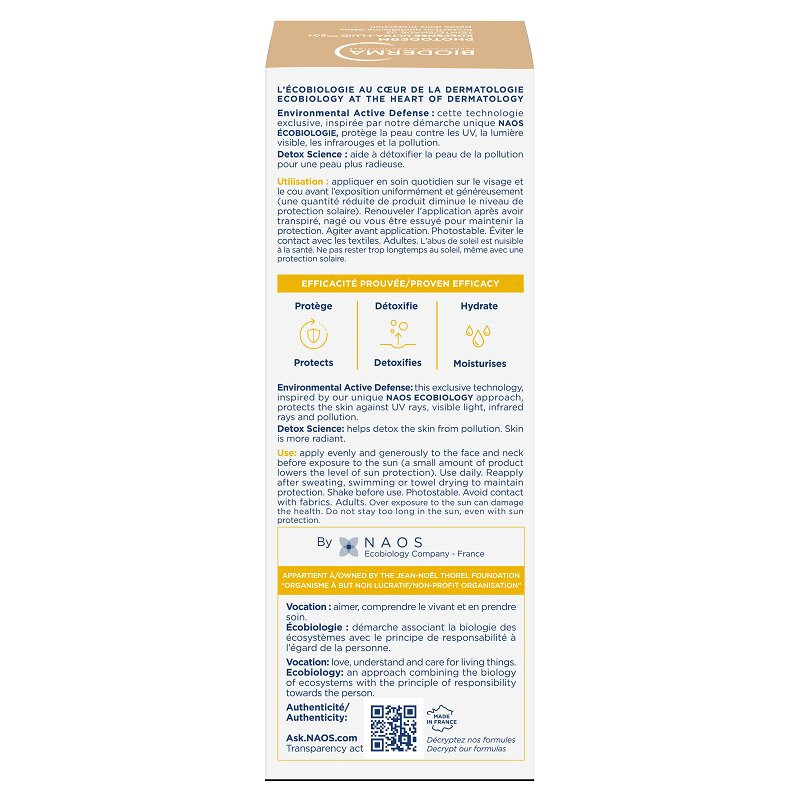 Bioderma Фотодерм Хдефенс Флюид солнцезащитный SPF50+ 40 мл светлый