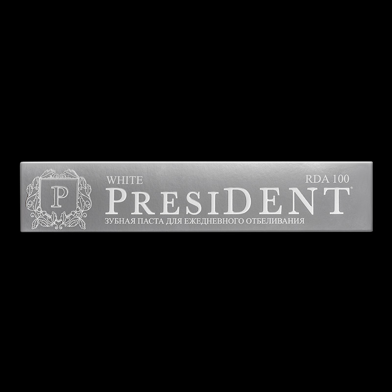 PresiDENT White Зубная паста отбеливающая 75 г