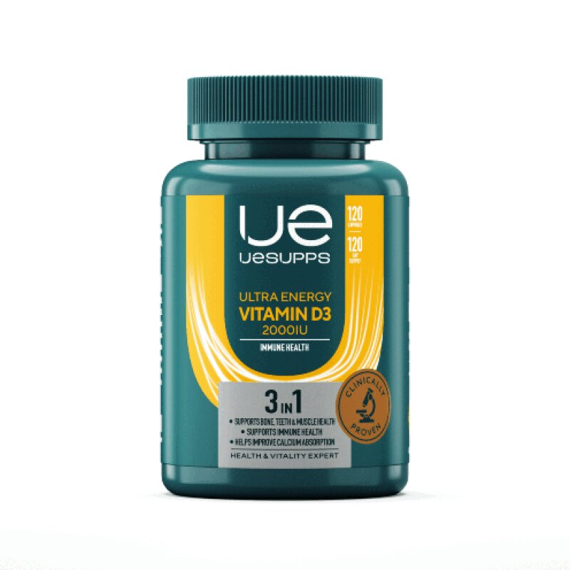 Uesupps Витамин Д3 2000 МЕ капсулы 120 шт