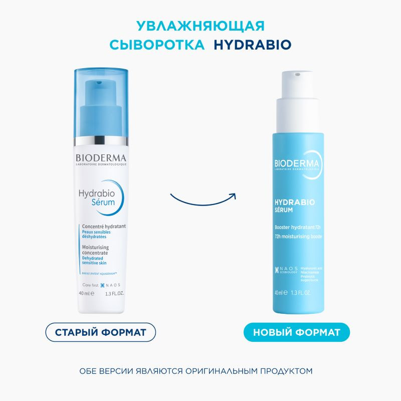 Bioderma Hydrabio Сыворотка с гиалуроновой кислотой для обезвоженной кожи лица 40 мл