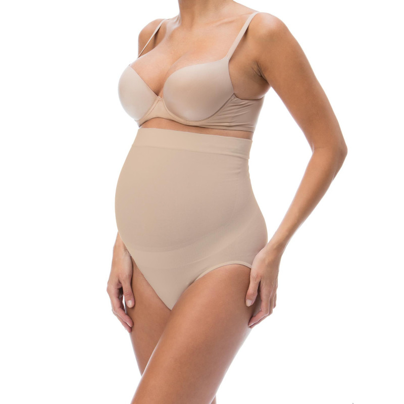 RelaxMaternity Бандаж-трусики дородовый с хлопком размер XL Бежевый