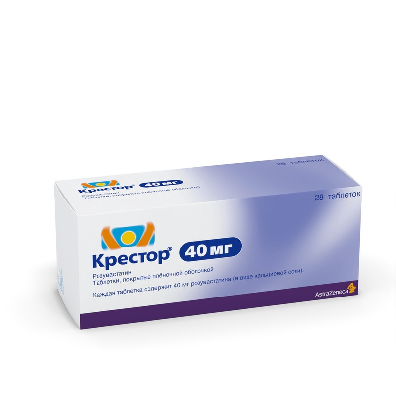 Крестор 40 мг таблетки 28 шт